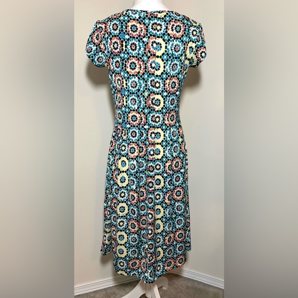 NWT NY Collection Boho Floral Midi Dress Women Medium Petite - Picture 2 of 7